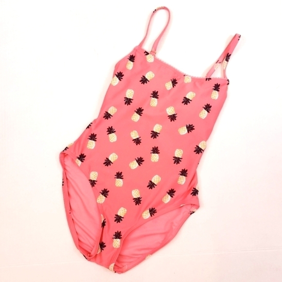 NWT Kate Spade Dive Right In Pineapple One Piece Swimsuit XS - Picture 1 of 8